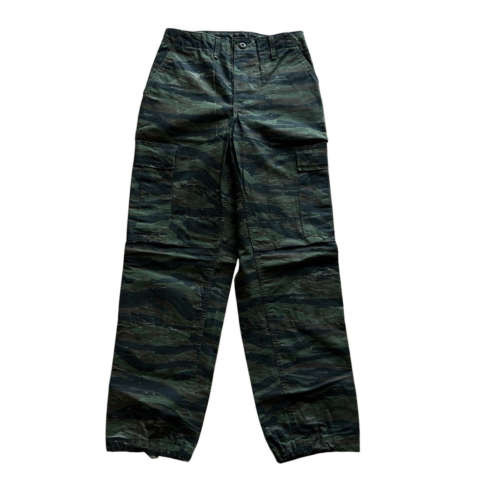 Military Utility Pants Heavy Cotton Canvas Stiff‎ Sz Small Regular Tactical